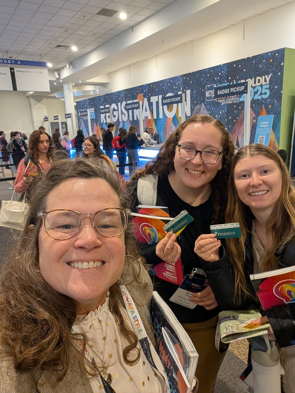 NCTE Annual Convention 2025 with student presenters